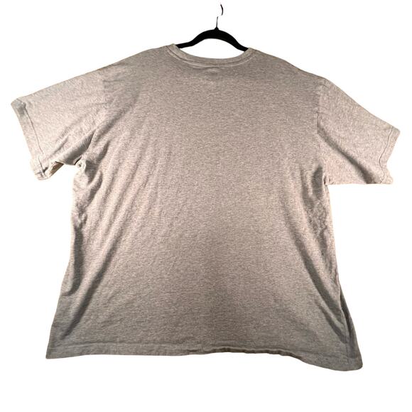 Adidas Mens T-Shirt Trefoil Graphic Logo Active Skate Short Sleeve Tee Gray 2XL - Picture 2 of 8